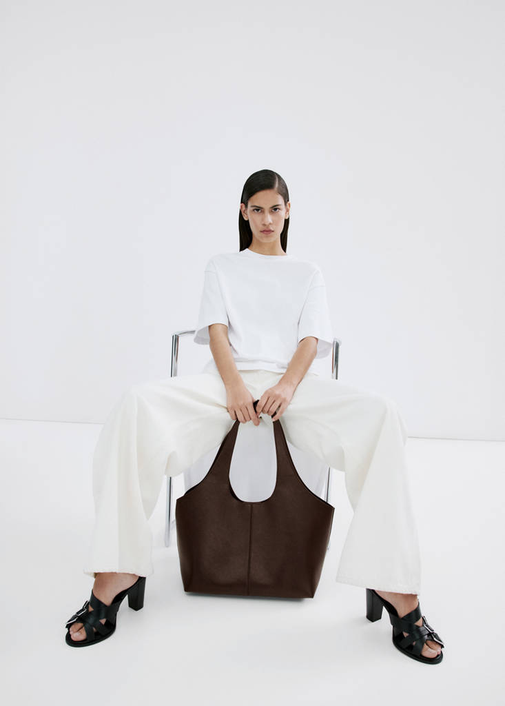 Large shopper bag — Chocolate