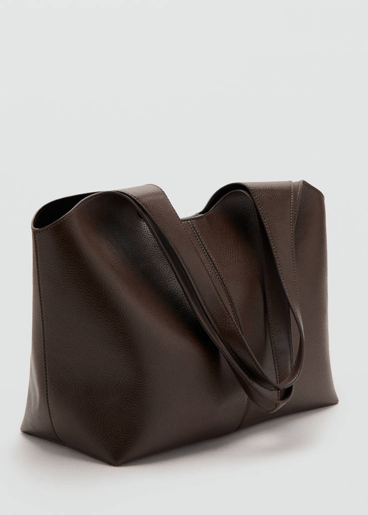 Large shopper bag — Chocolate