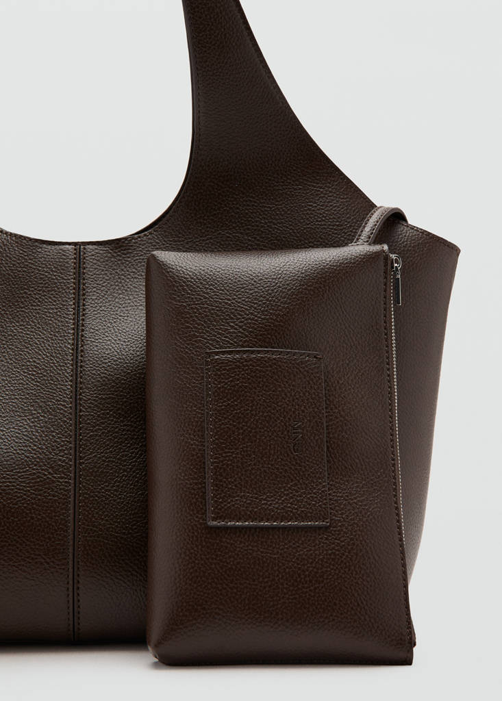 Large shopper bag — Chocolate