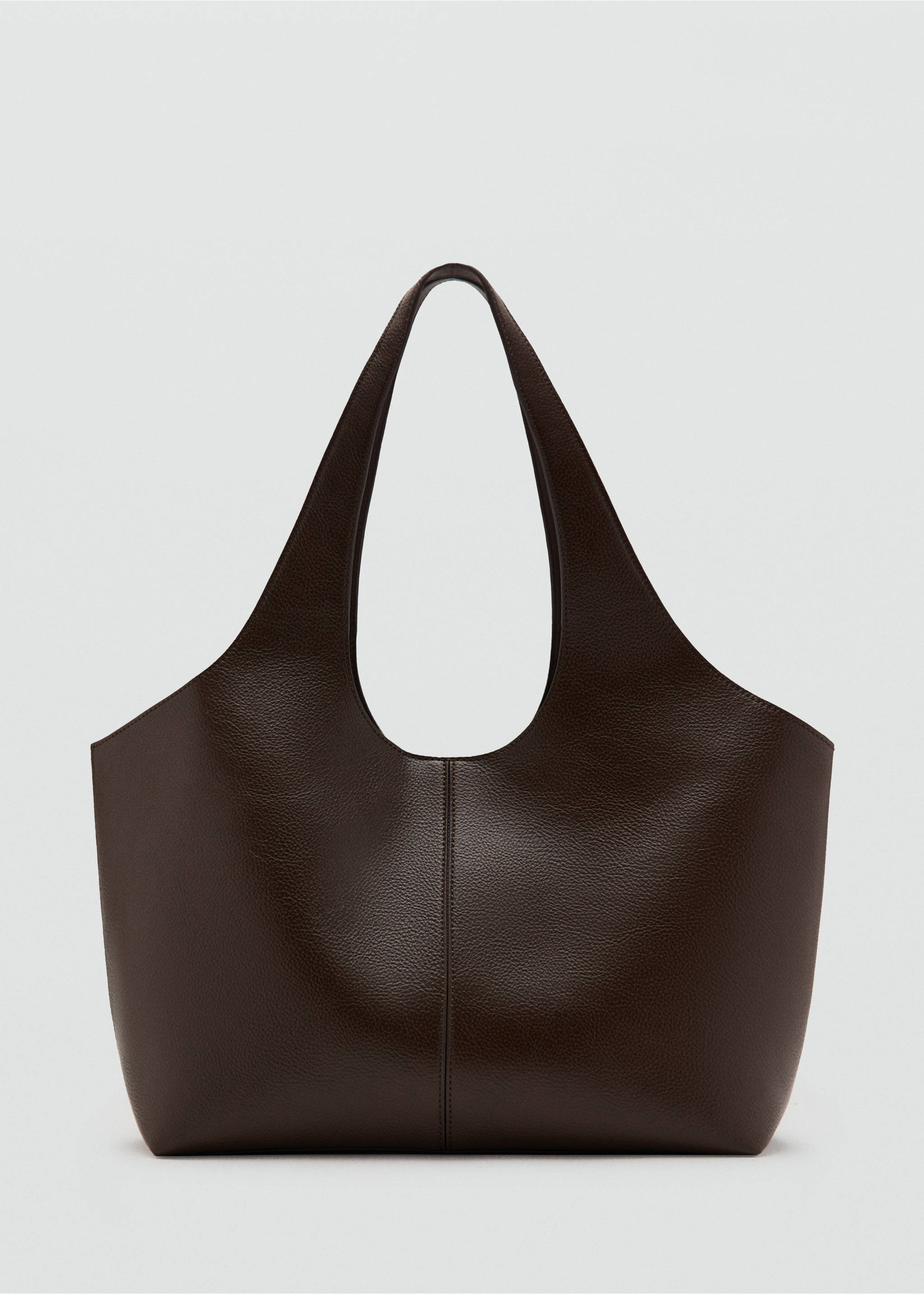 Large shopper bag - Article without model, Chocolate. Ref: 37082544-00.