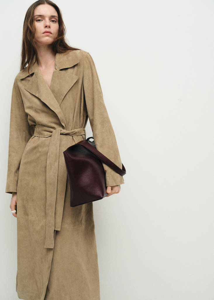 Large shopper bag — Burgundy