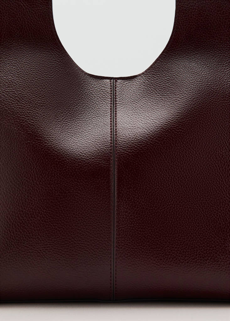 Large shopper bag — Burgundy