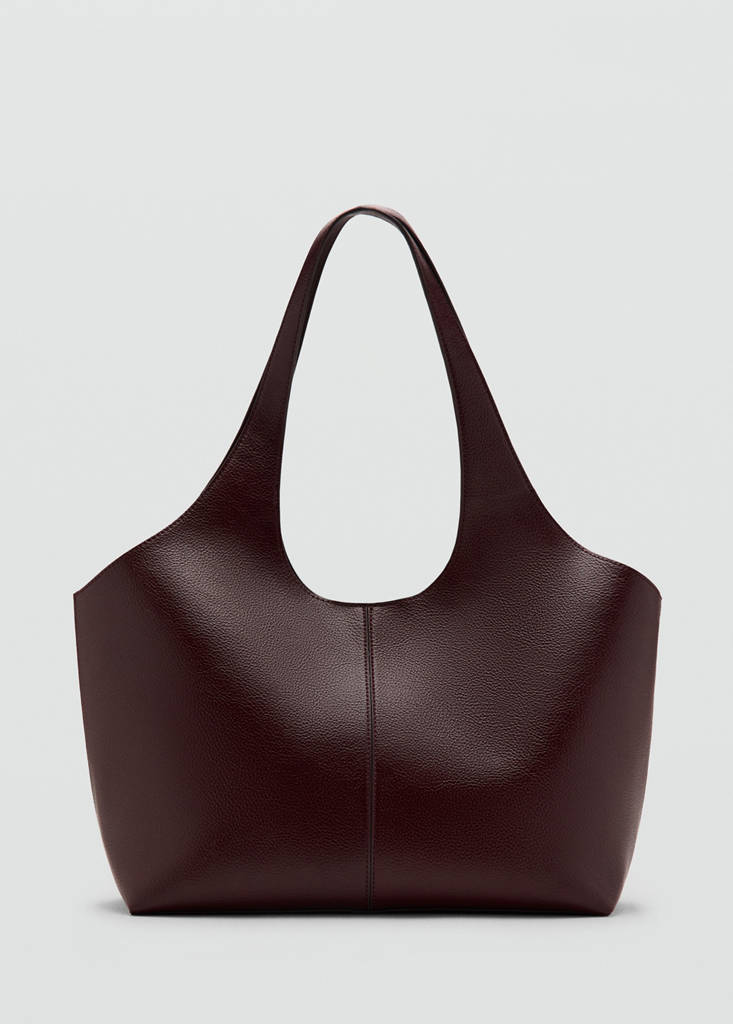 Large shopper bag — Burgundy
