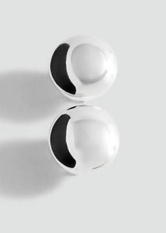 Round volume earrings — Silver 2
