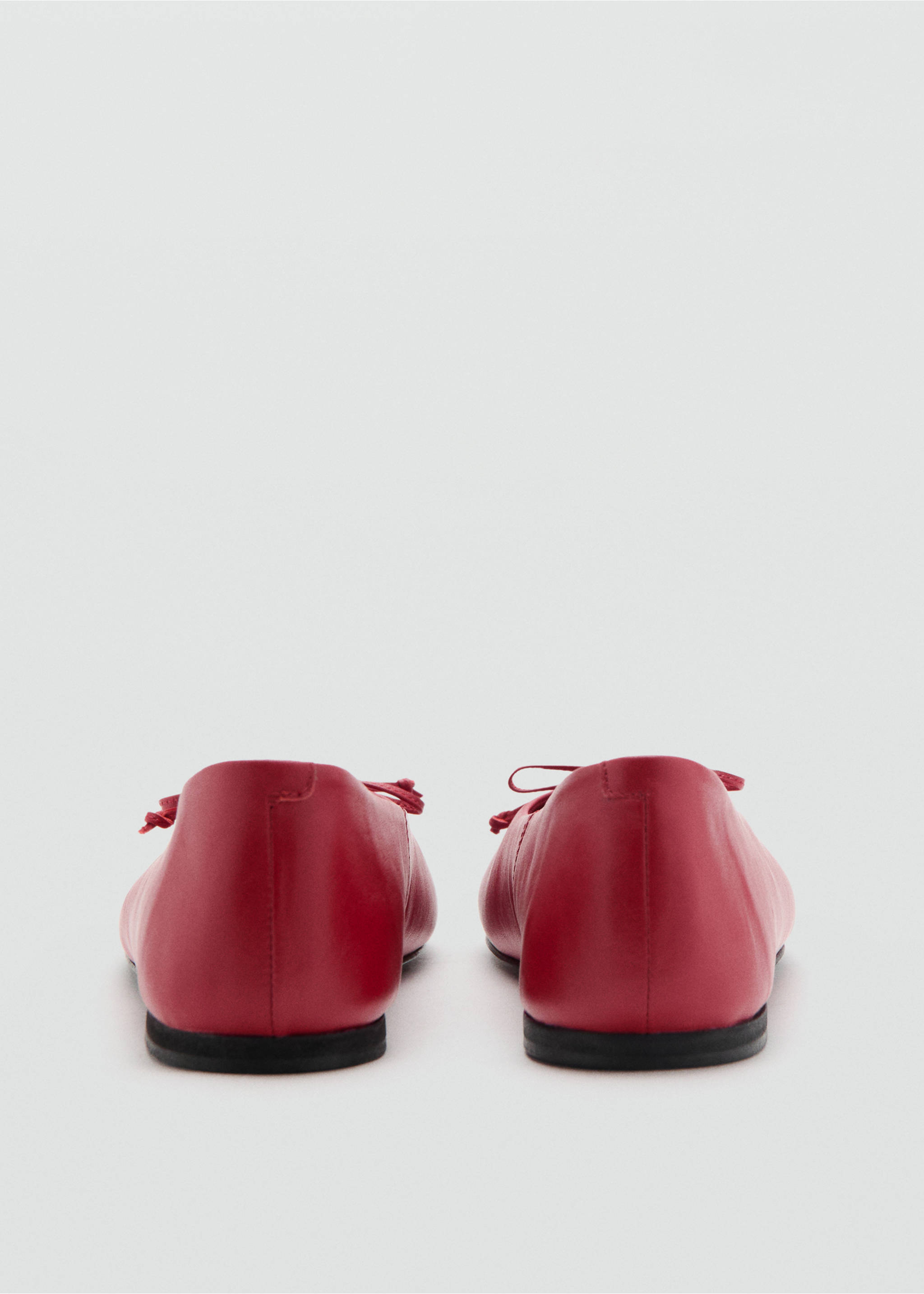 Ballerines cuir contraste - Détail de l'article 1, Rouge. Ref: 37082550-00.