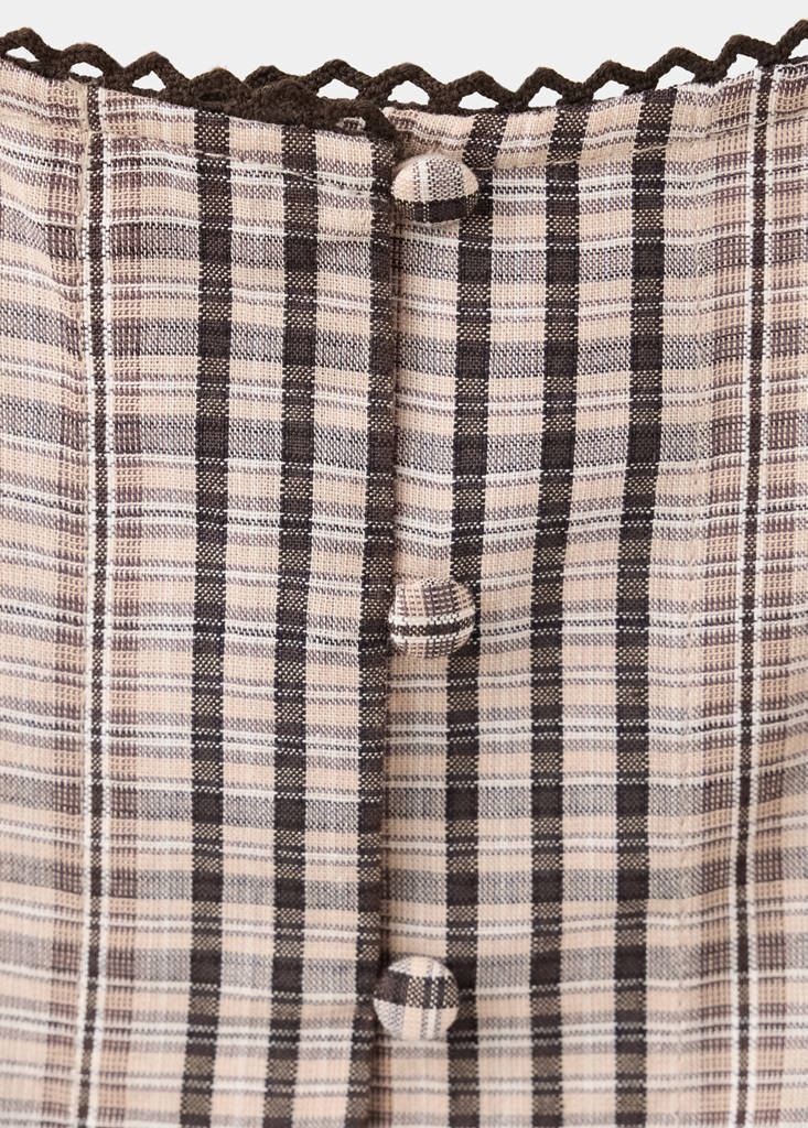 Checked cotton top - thumbnail 5