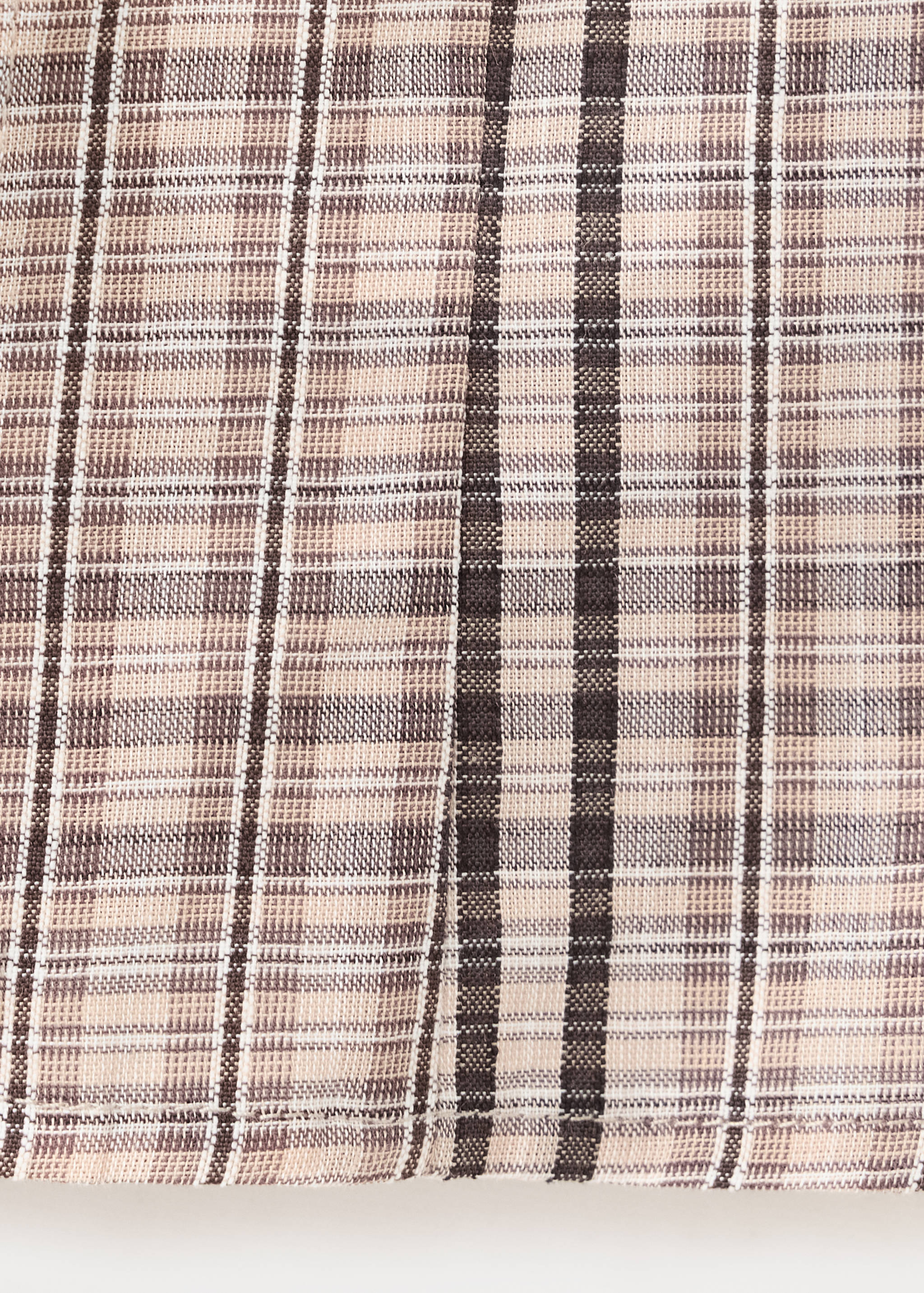 Checked cotton top - Details of the article 0