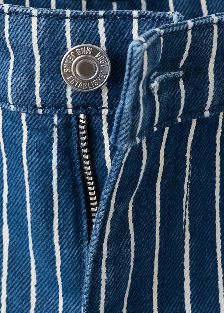 High-rise denim shorts — Blue