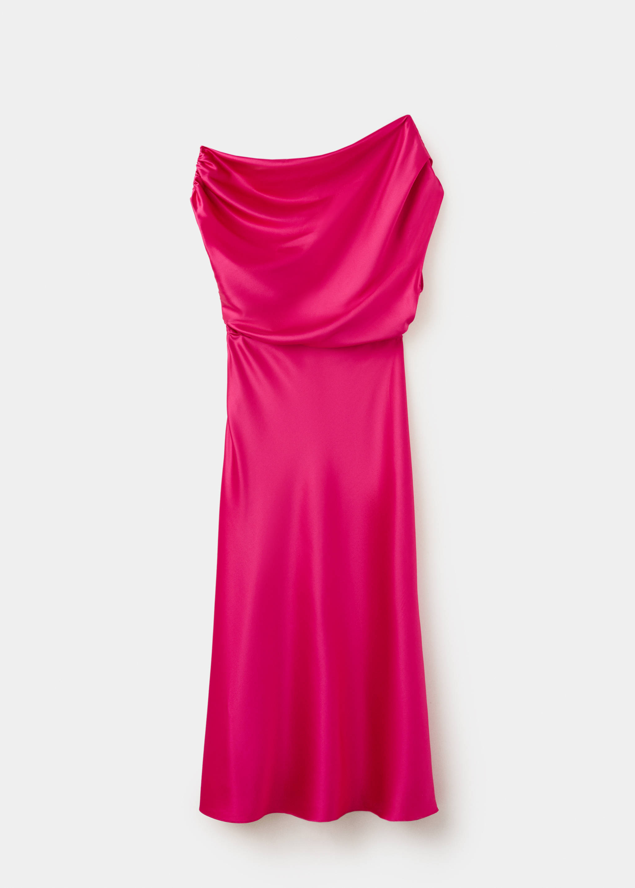 Asymmetric silk dress - Article without model