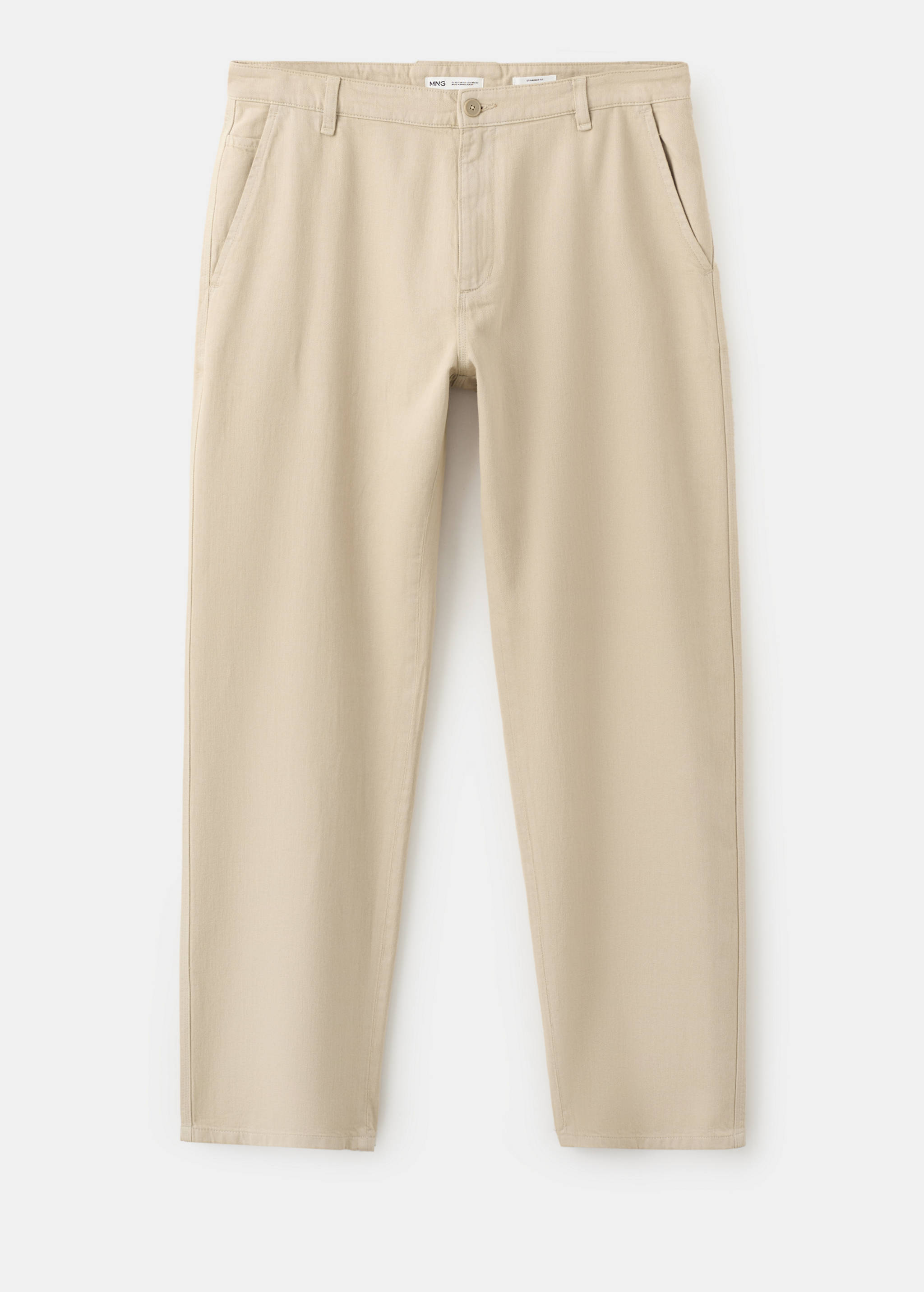 100% cotton relaxed fit jeans - Article without model