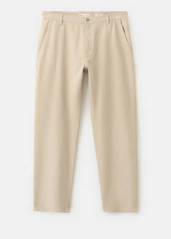 Relaxed fit jeans in a cotton-linen blend — Beige 7