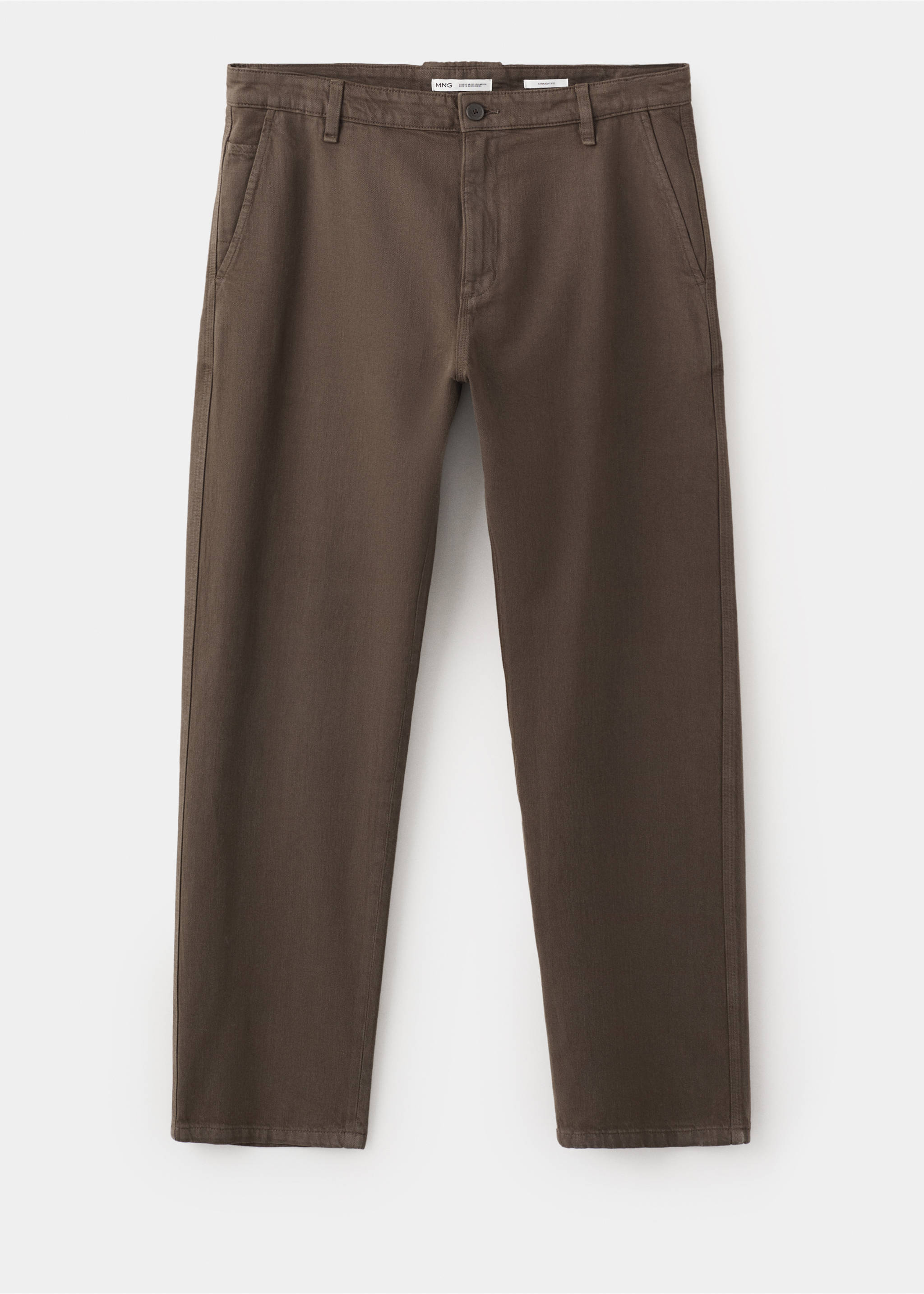 100% cotton relaxed fit jeans - Article without model, Brown. Ref: 37082888-00.