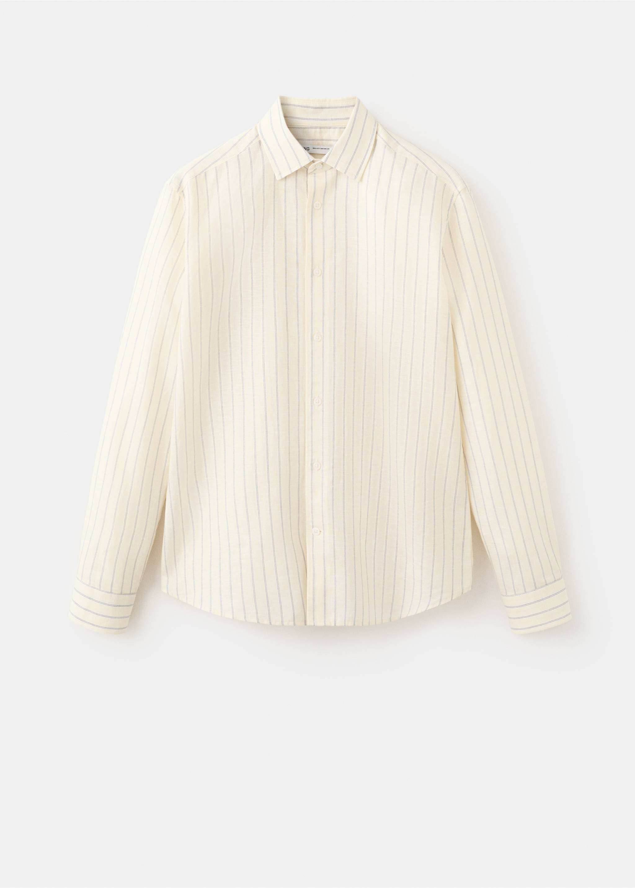Chemise rug - Article sans modèle, Jaune pastel. Ref: 37082889-00.