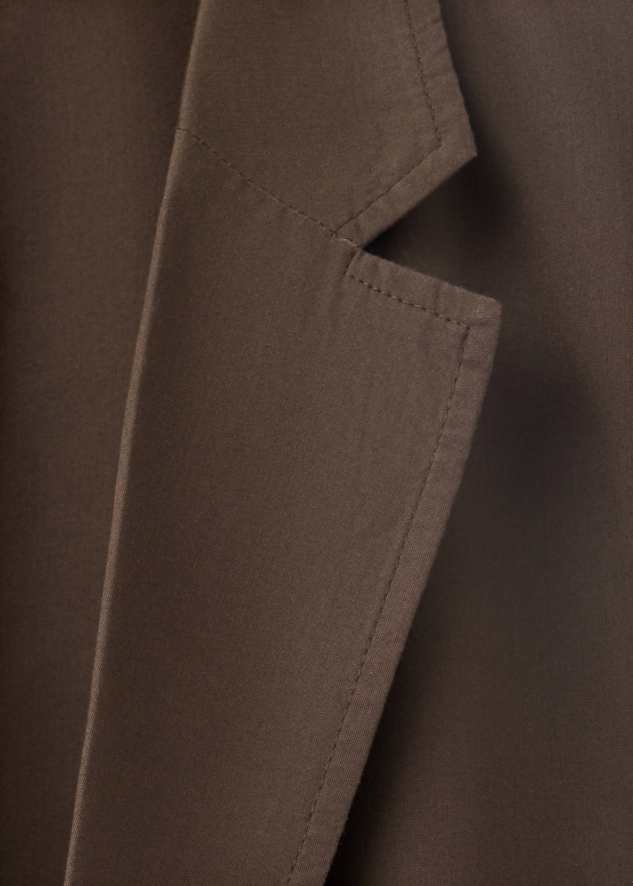Slim fit cotton lyocell blend blazer - Details of the article 8