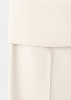 Halter jumpsuit with contrasting details — Beige 8