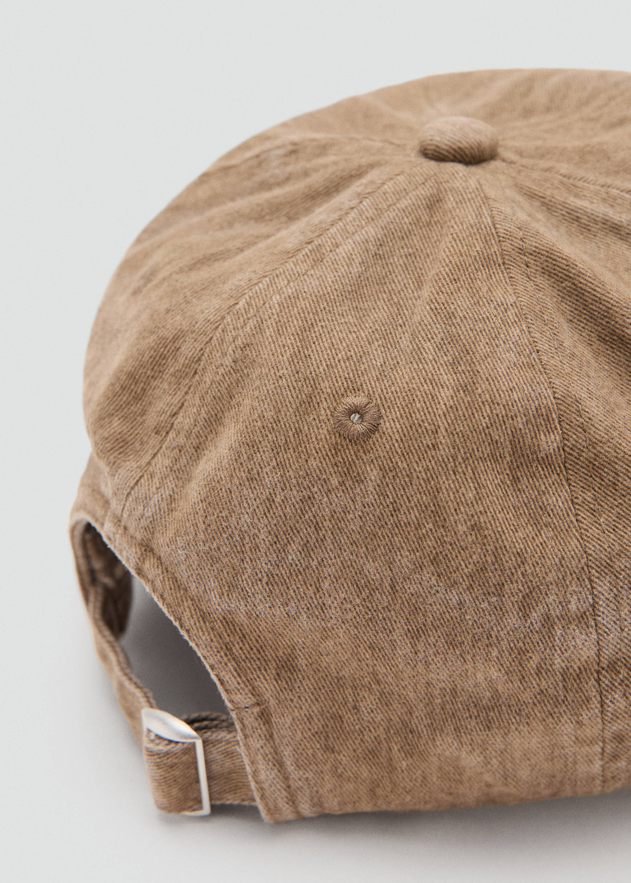 Cotton visor cap - Details of the article 1