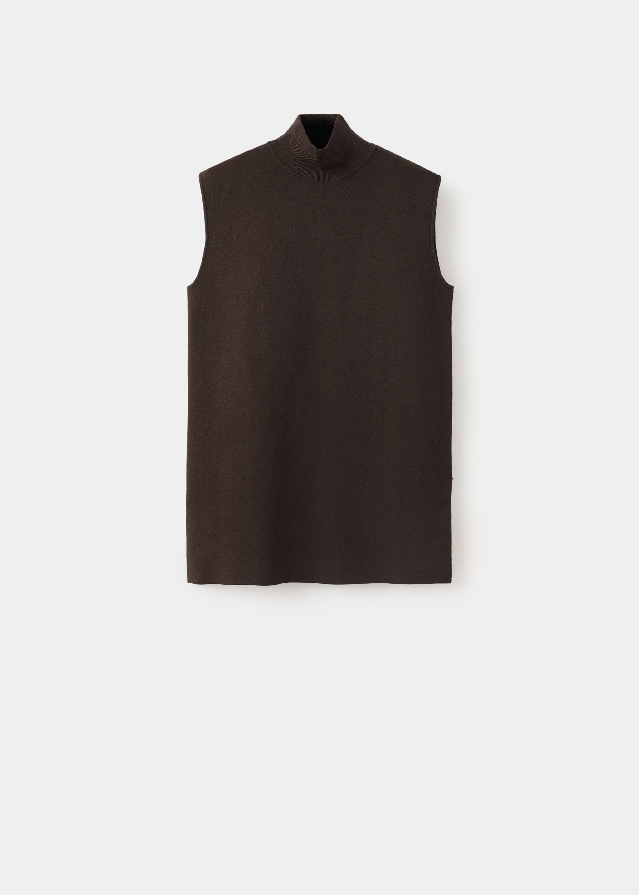 Haut en maille Milano - Article sans modèle, Chocolat. Ref: 37082898-00.