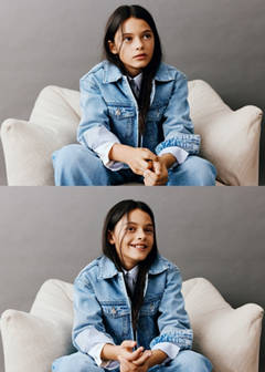 Basic denim jacket — Medium Blue 5