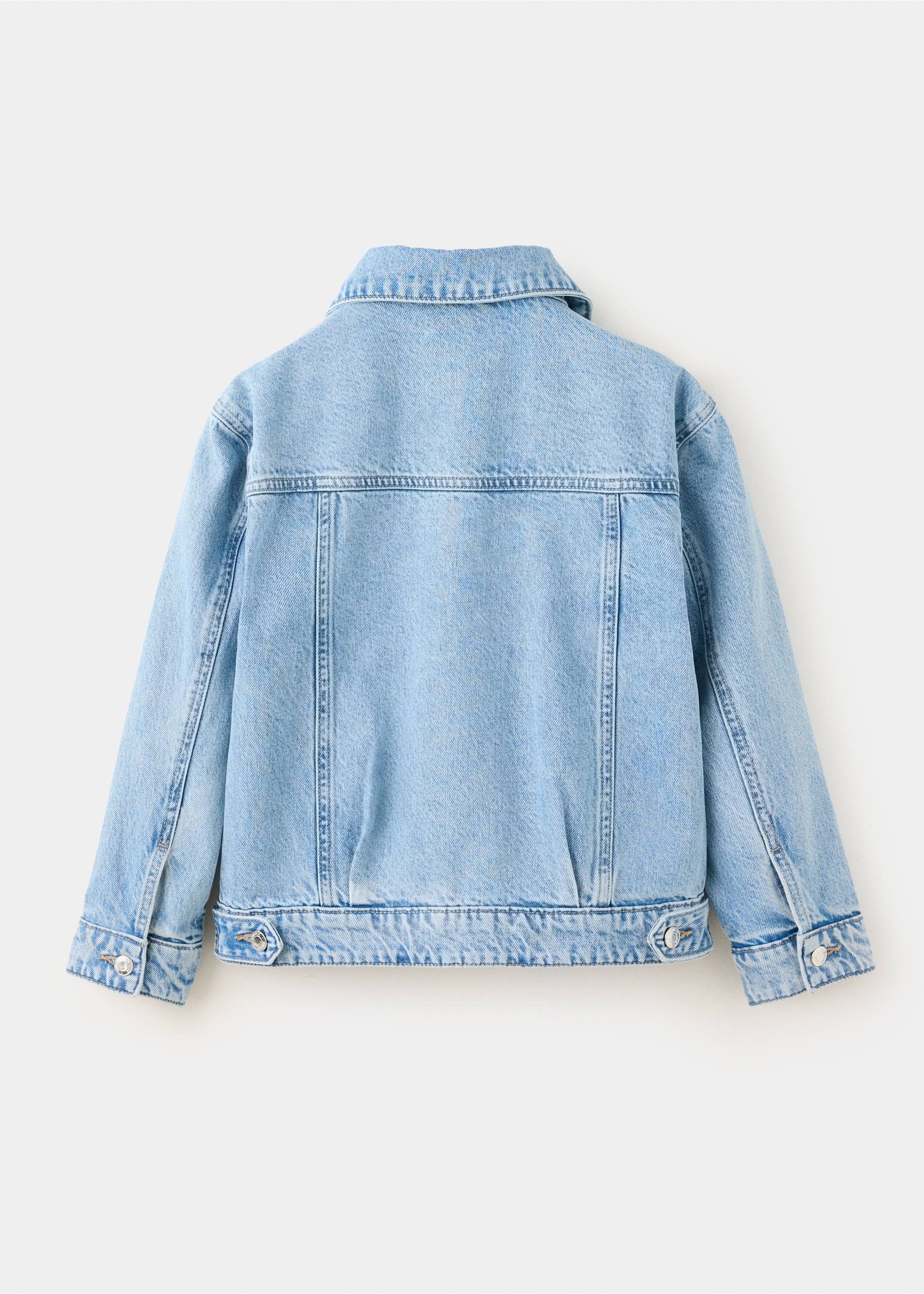 Basic denim jacket - Reverse of the article, Medium Blue. Ref: 37082901-00.
