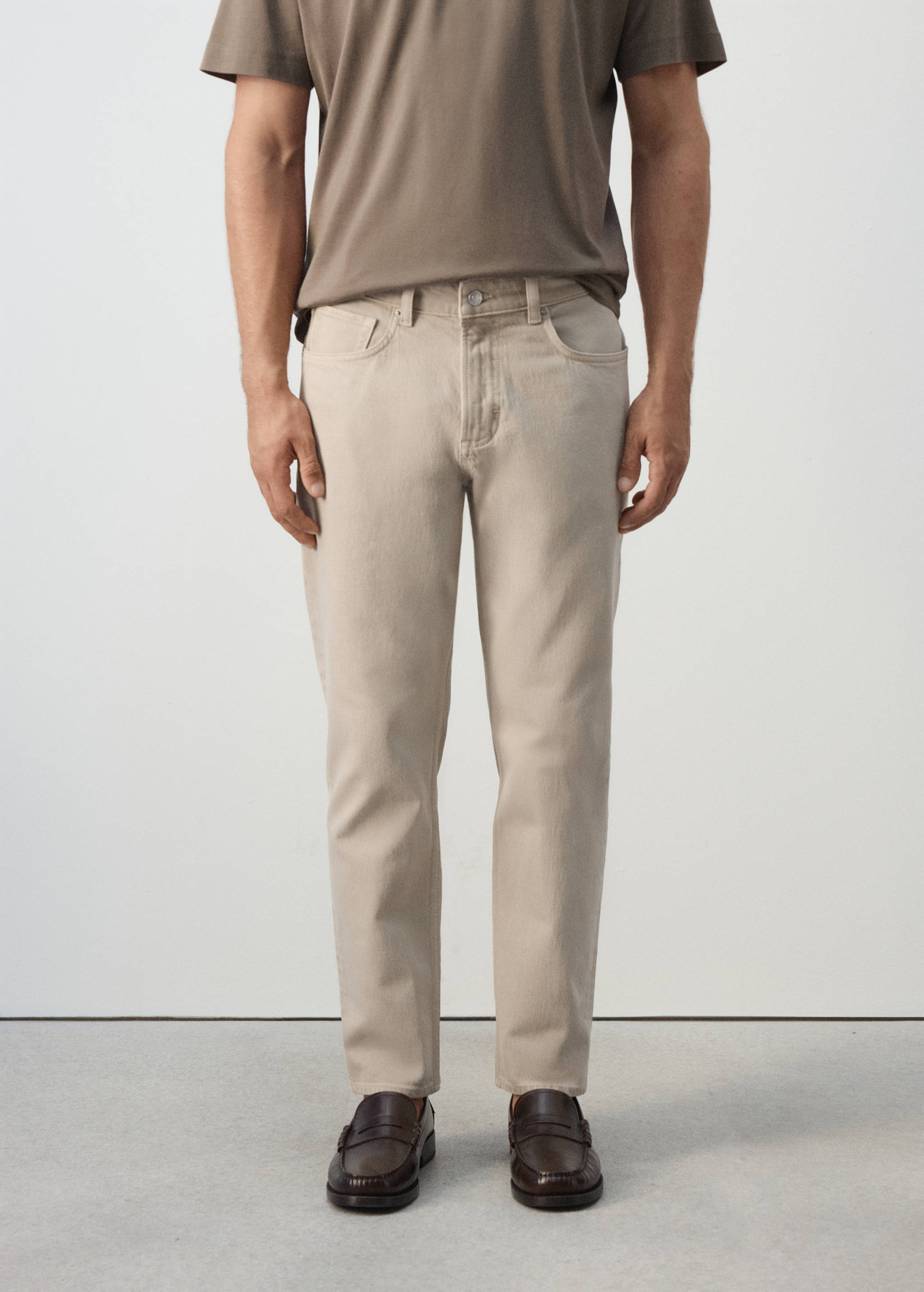 Джинсы Ben cropped tapered fit - Средний план