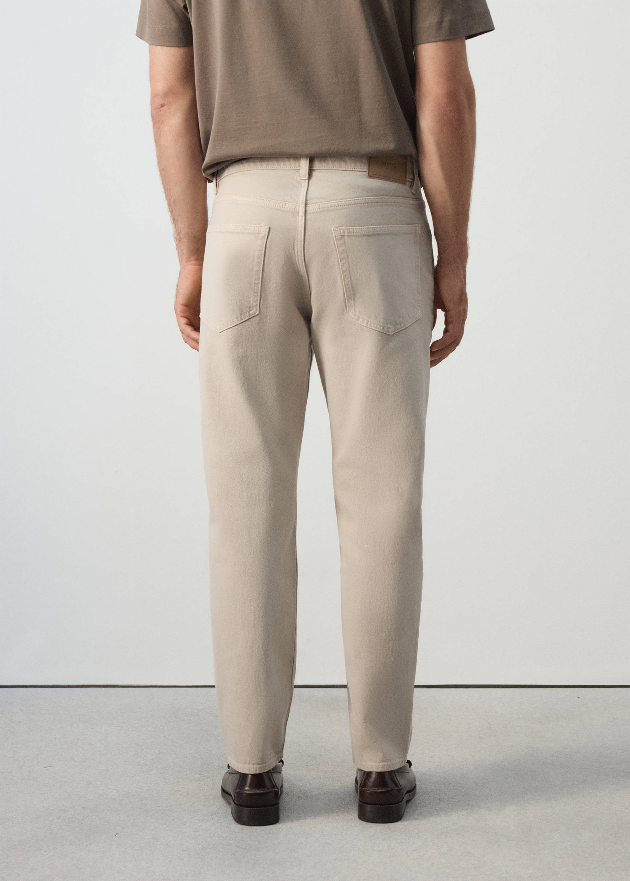Джинсы Ben cropped tapered fit - Обратная сторона изделия