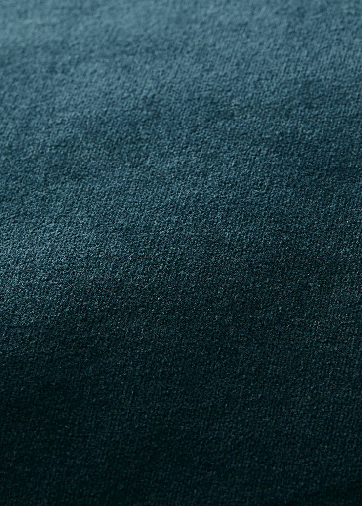Velvet cotton garment-dye bed cushion cover 50x50 cm — Navy