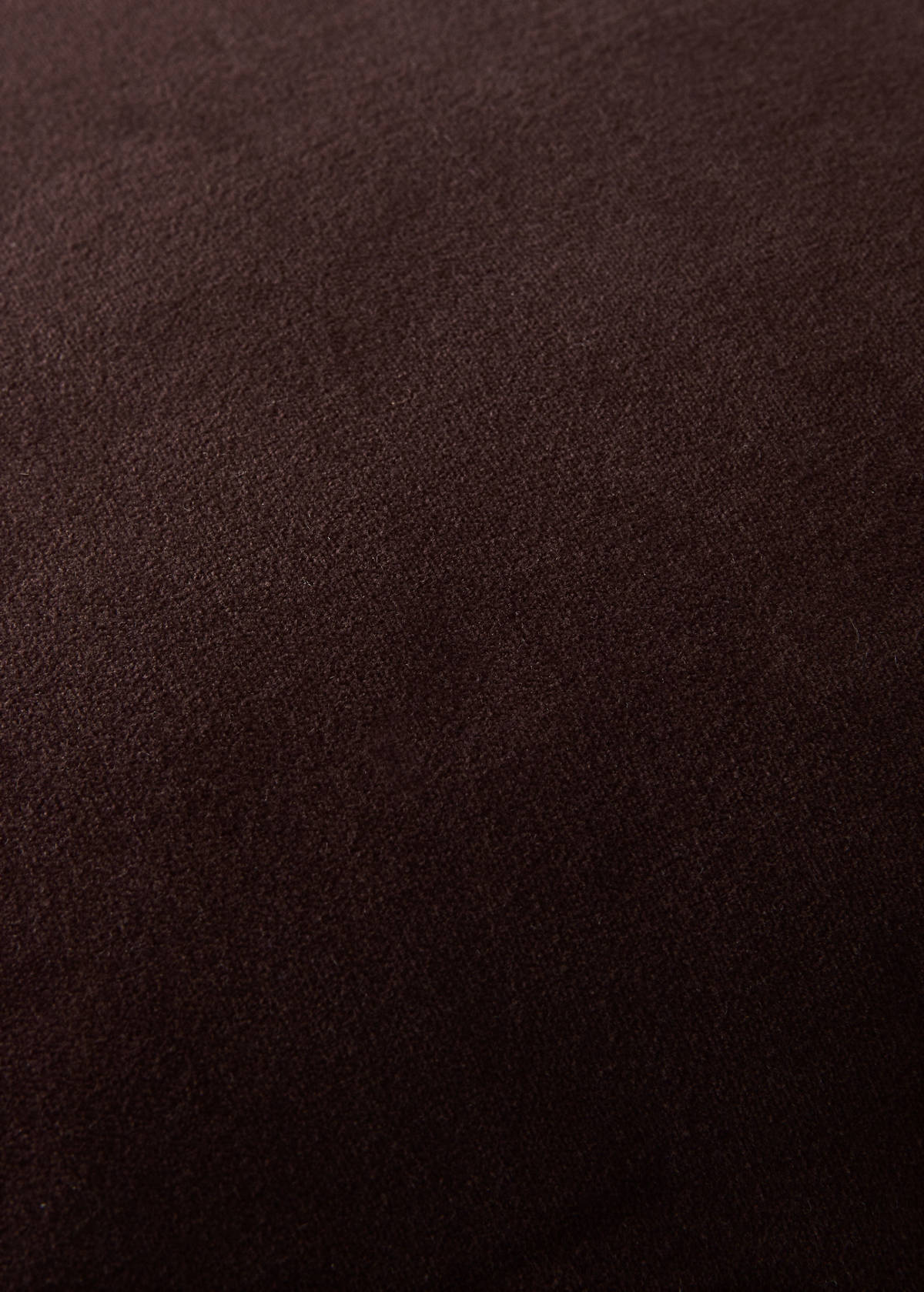 Velvet cotton garment-dye bed cushion cover 50x50 cm — Dark Red