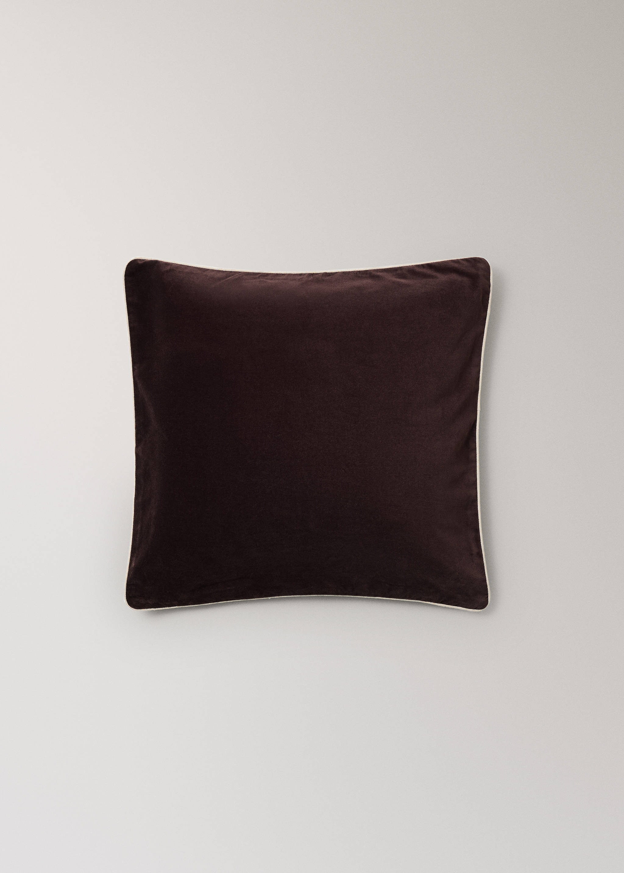 Funda cojín cama terciopelo algodón garment-dye 50x50 cm - Artículo sin modelo
