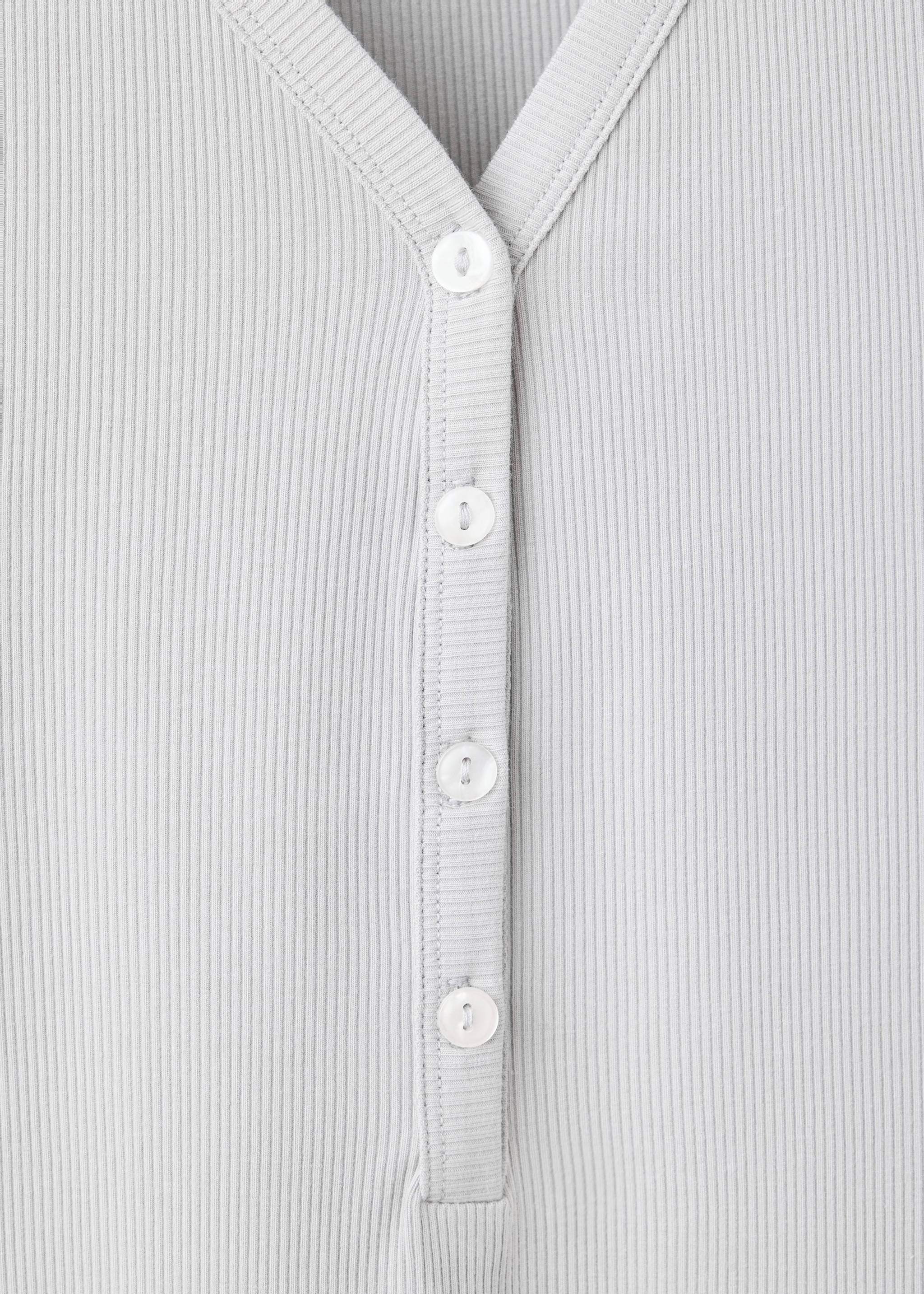 Camisón algodón viscosa escote pico - Detalle del artículo 8
