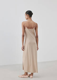 Lyocell cotton lace nightdress — Pink 3