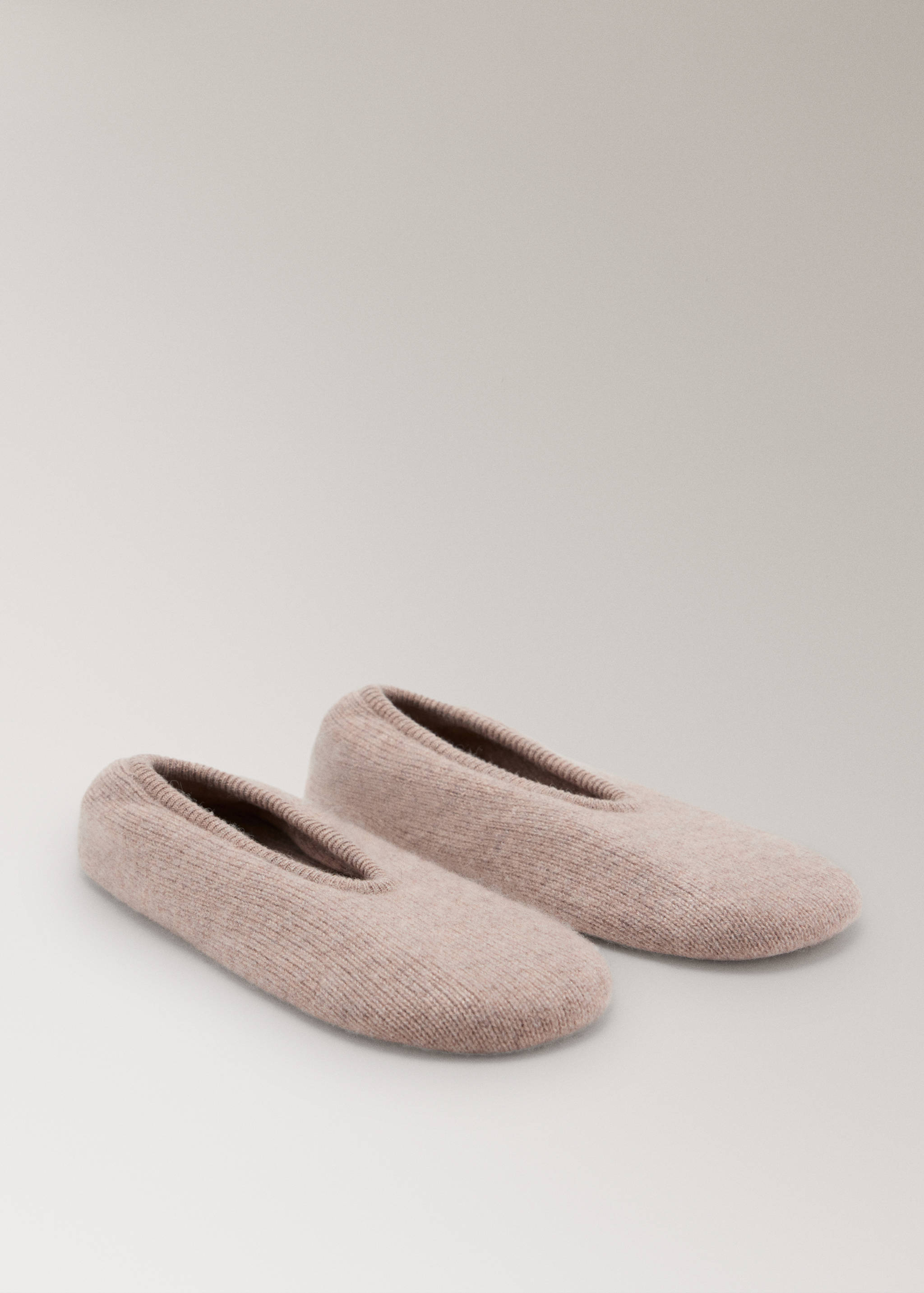Cashmere-knit trainers - Medium plane