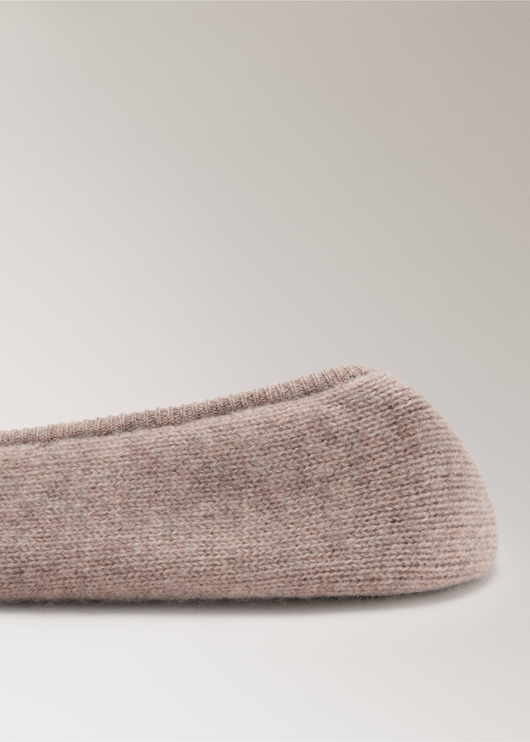 Cashmere-knit trainers - Details of the article 1, Beige. Ref: 37082917-00.