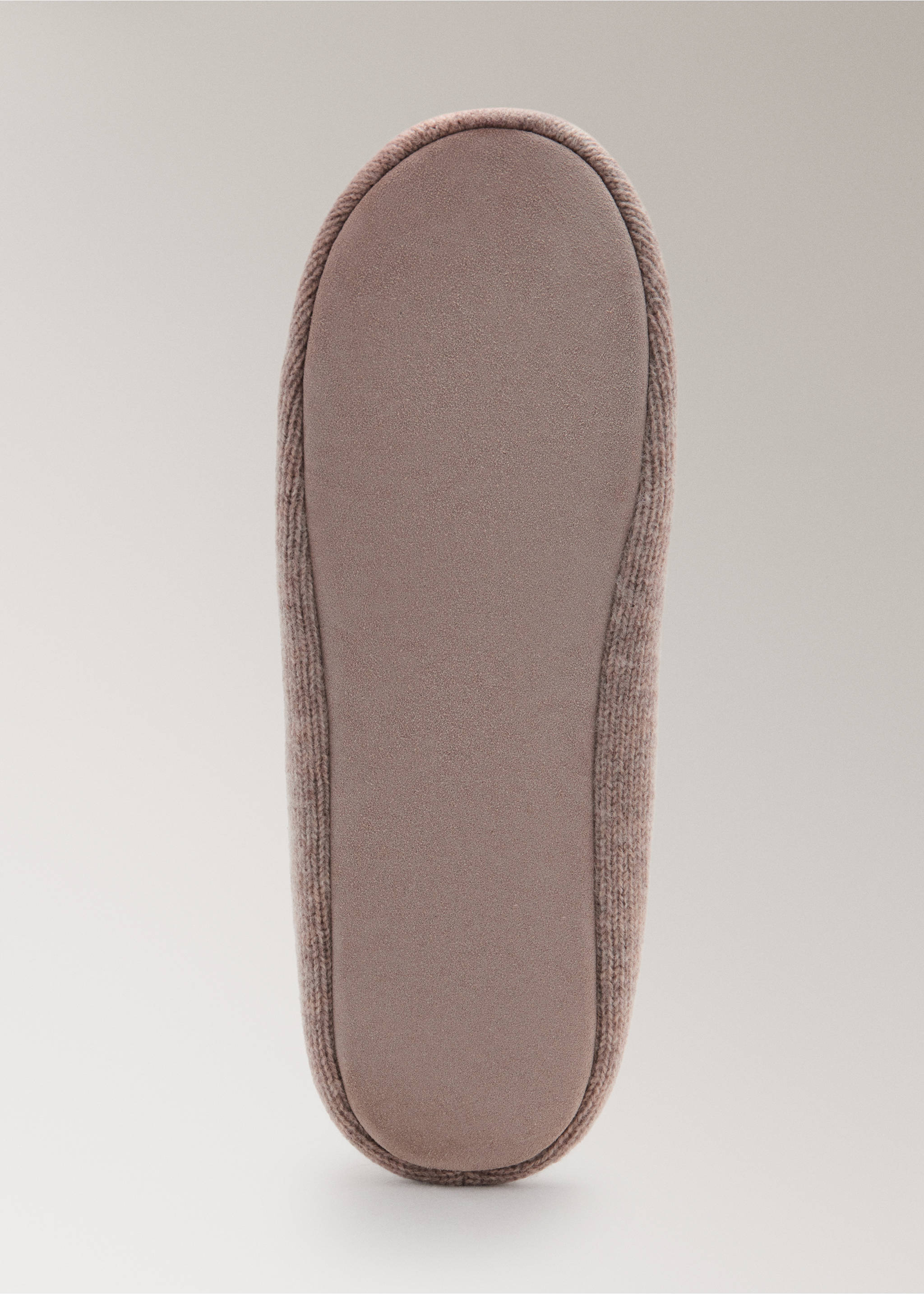 Cashmere-knit trainers - Details of the article 3, Beige. Ref: 37082917-00.