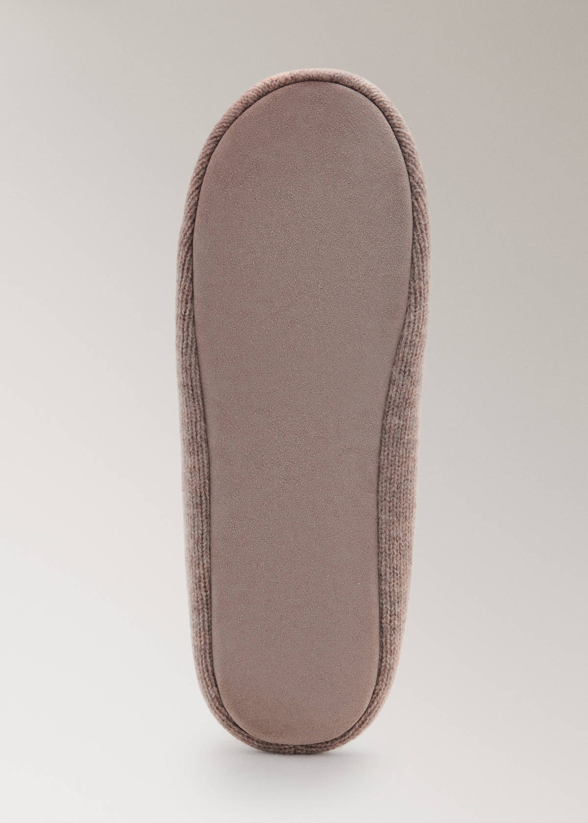 Cashmere-knit trainers — Beige