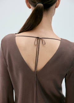 100% silk nightdress — Brown 6