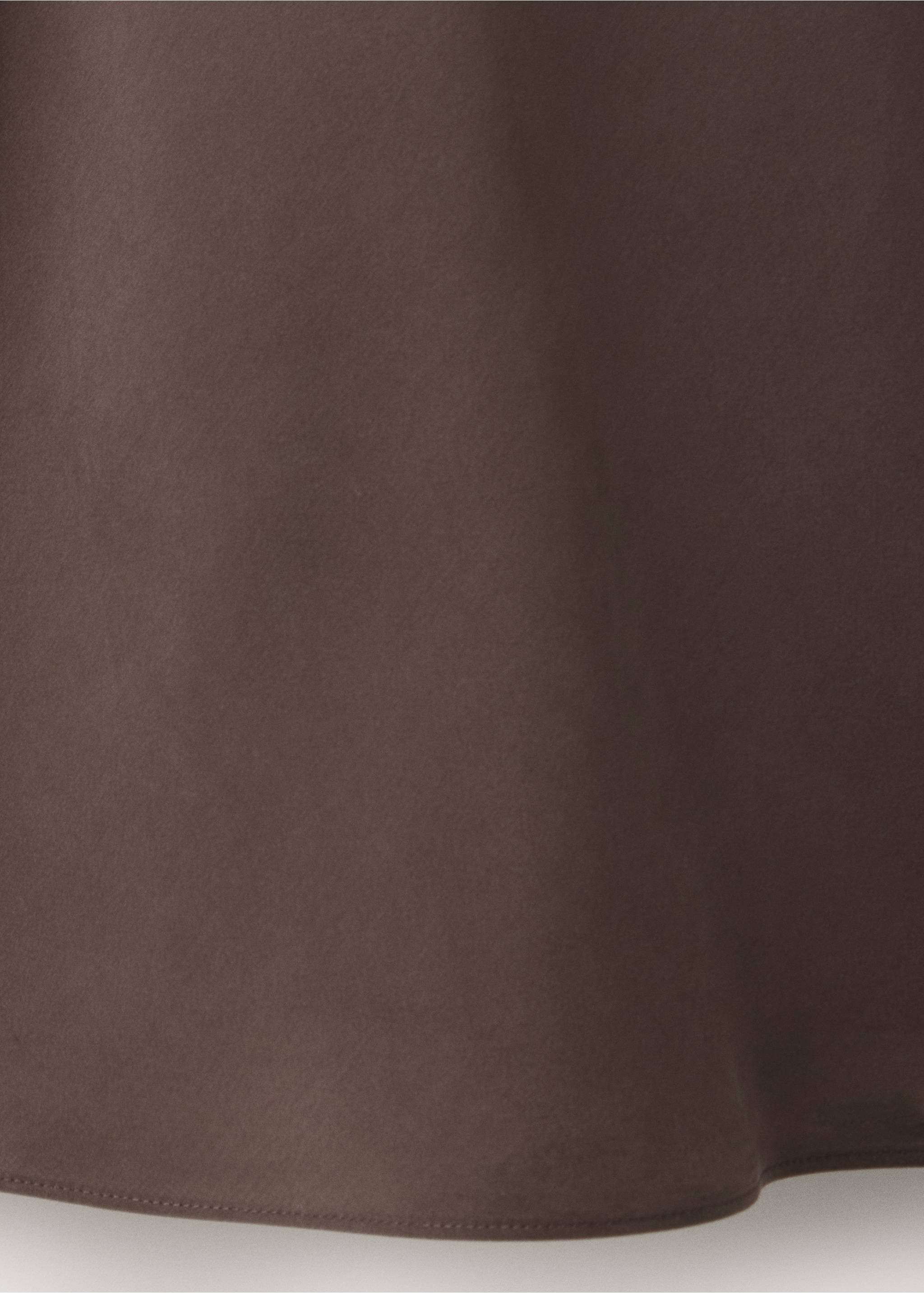 Nightgown 100% silk - Details of the article 8, Brown. Ref: 37082919-00.
