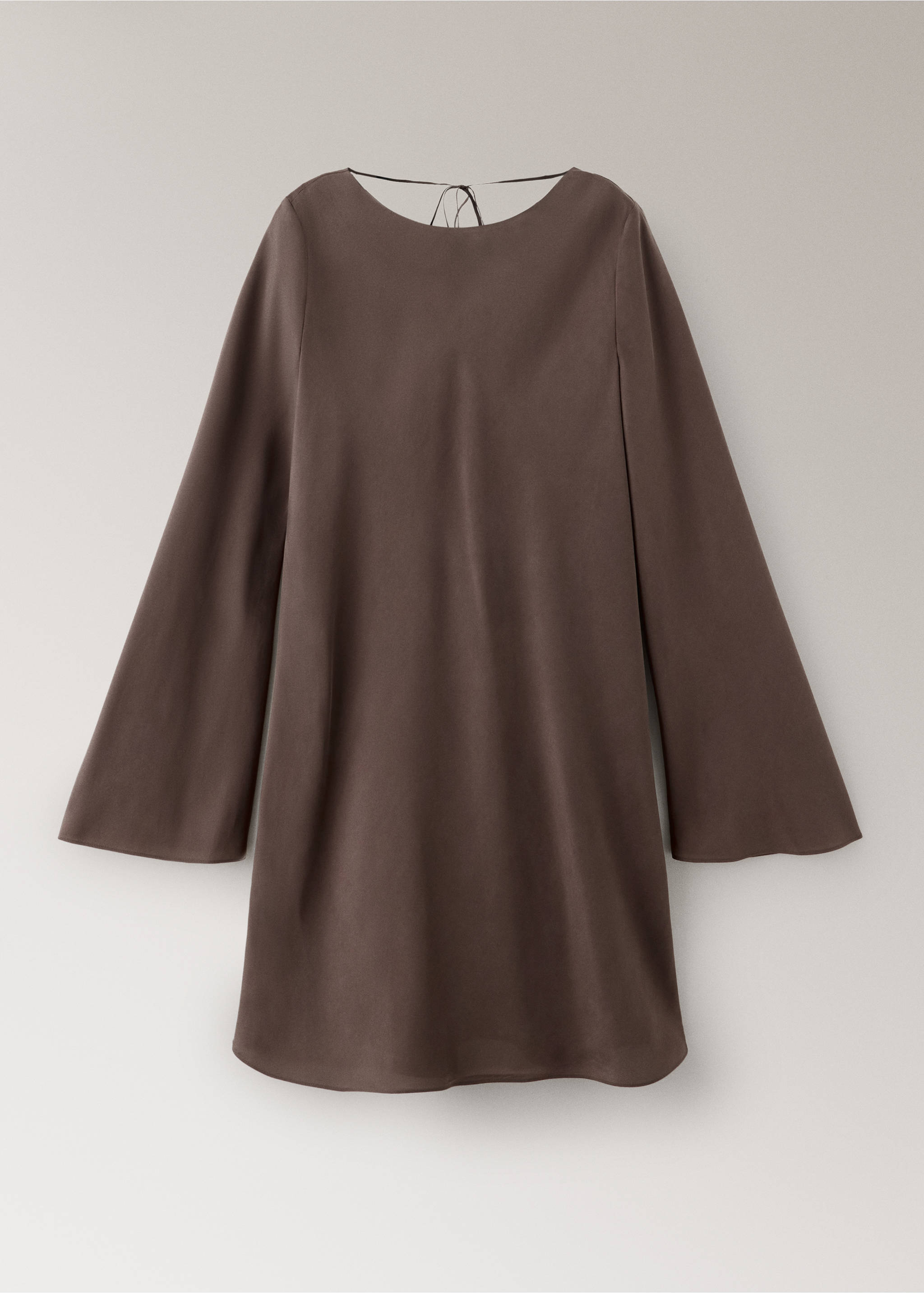Nightgown 100% silk - Article without model, Brown. Ref: 37082919-00.