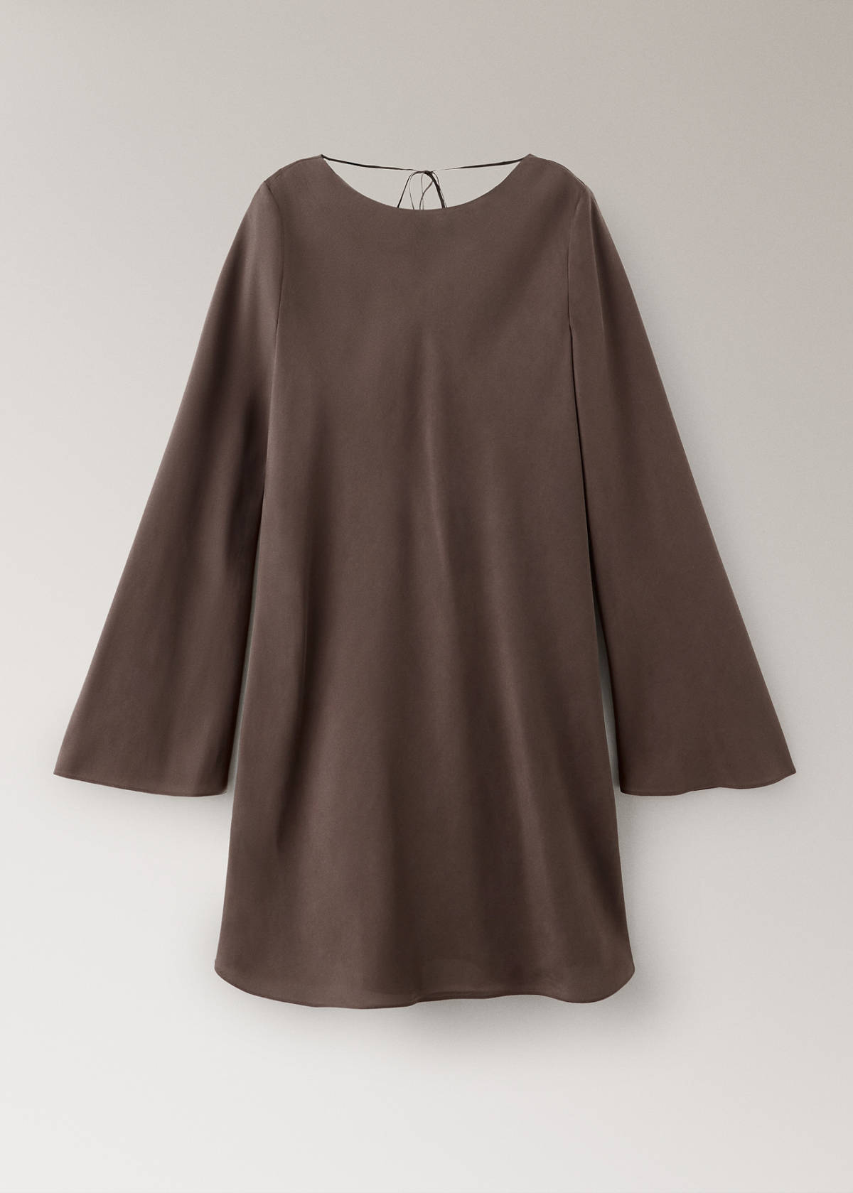 100% silk nightdress — Brown