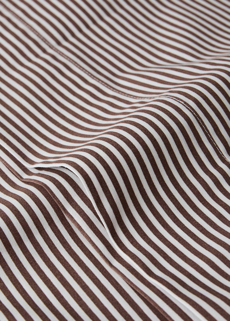 100% cotton percale striped pillowcase 45x110 cm - thumbnail 3