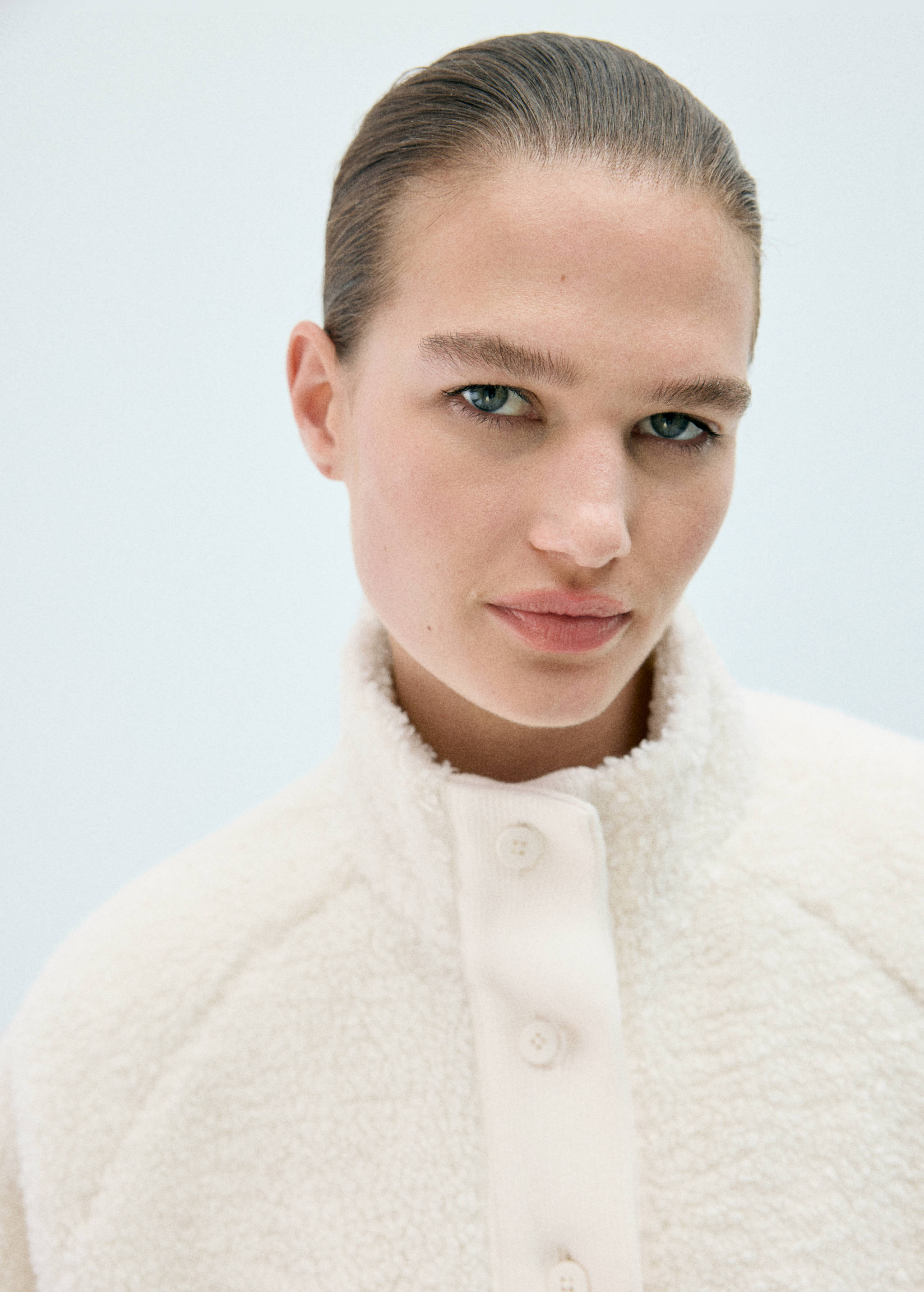 Sherpa buttoned cardigan - Details of the article 1
