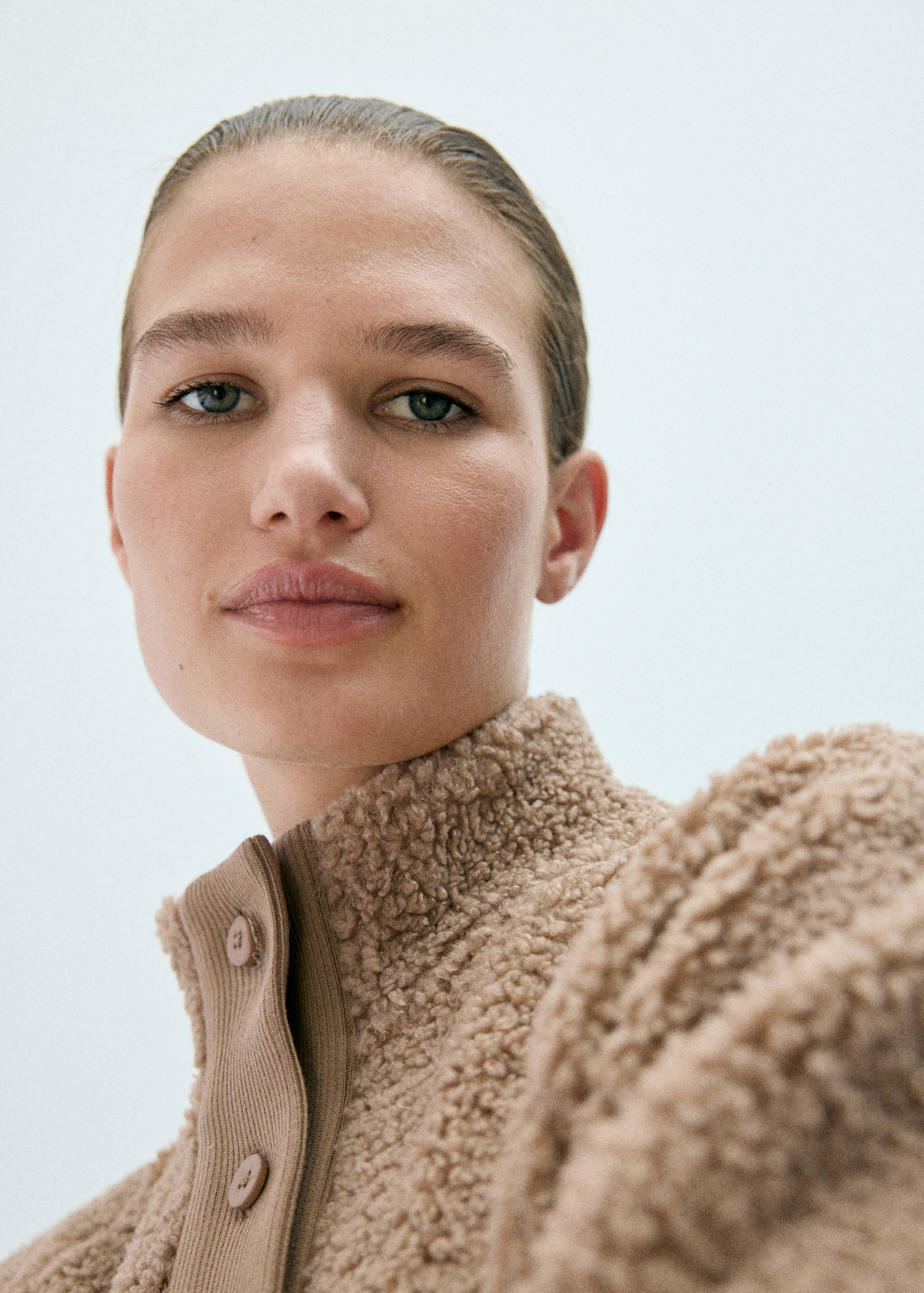 Sherpa buttoned cardigan - Details of the article 1