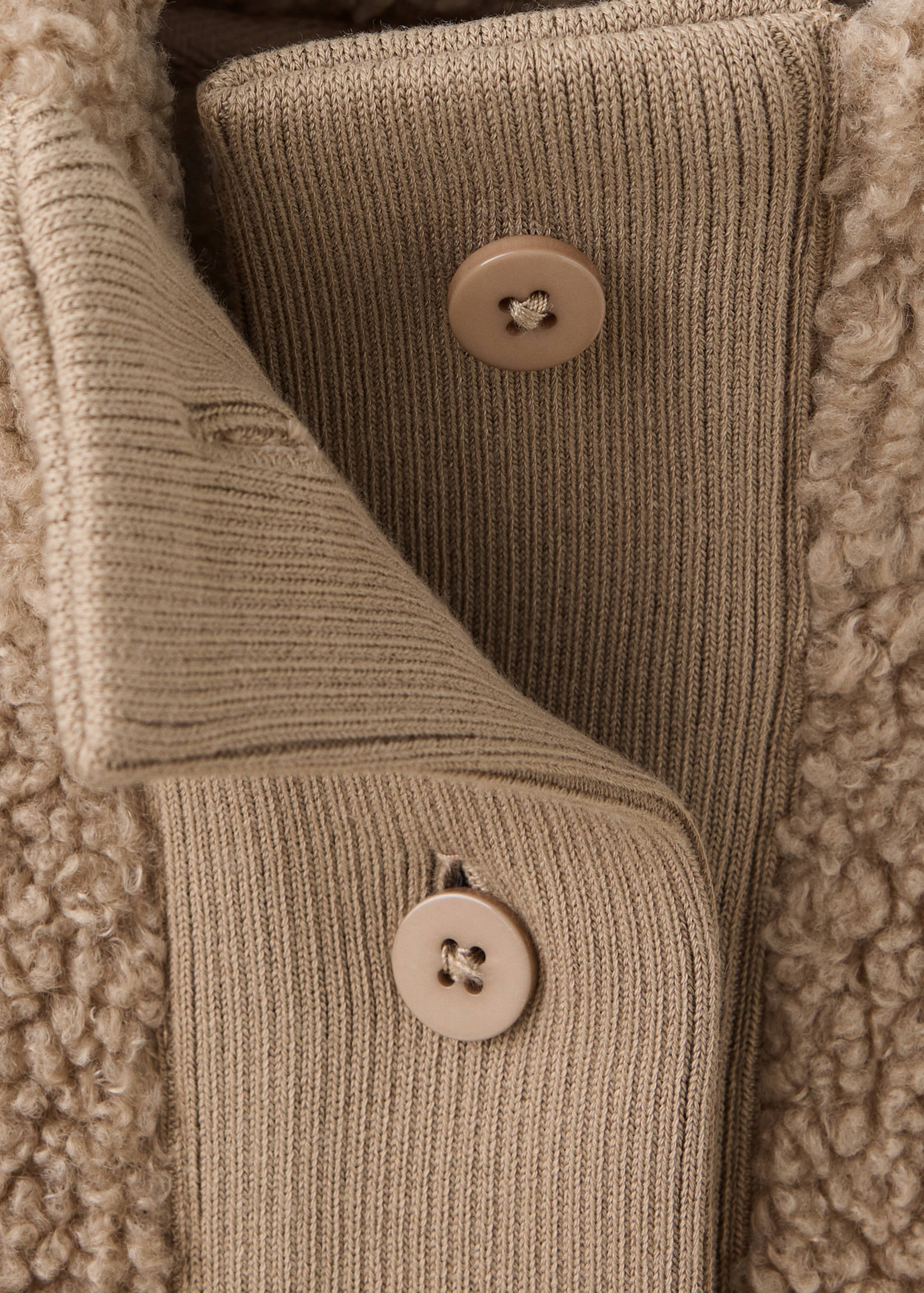 Sherpa buttoned cardigan - Details of the article 0