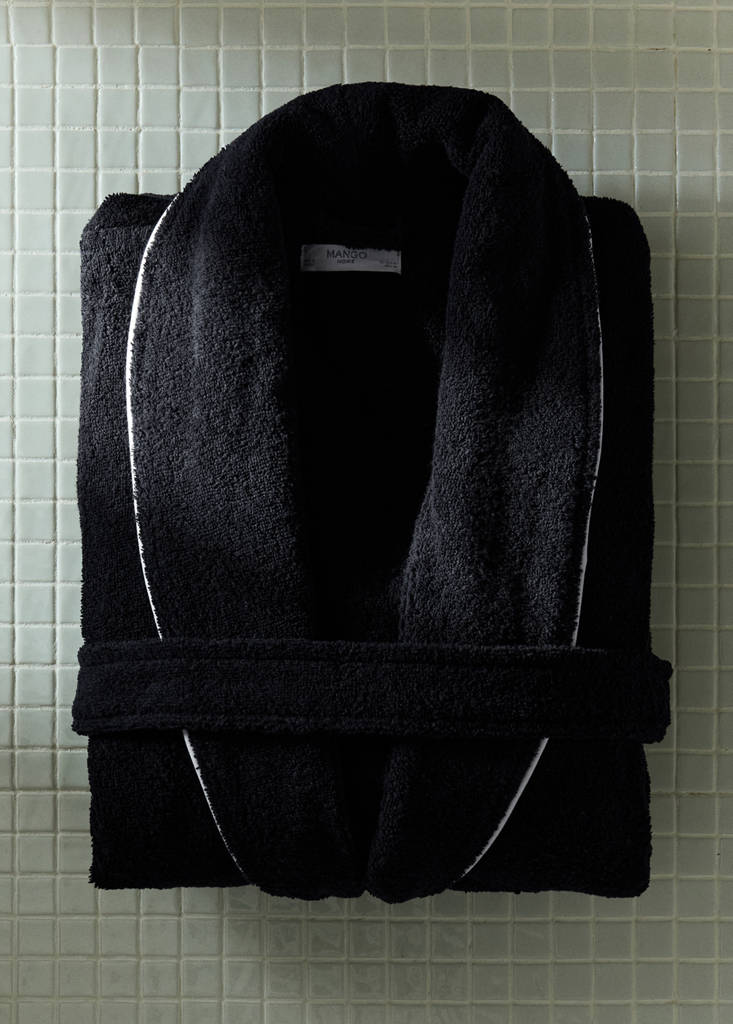 100% cotton bathrobe