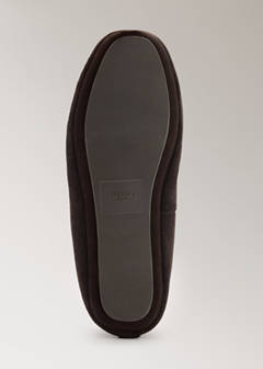 Leather moccasin with fur lining — Brown 4