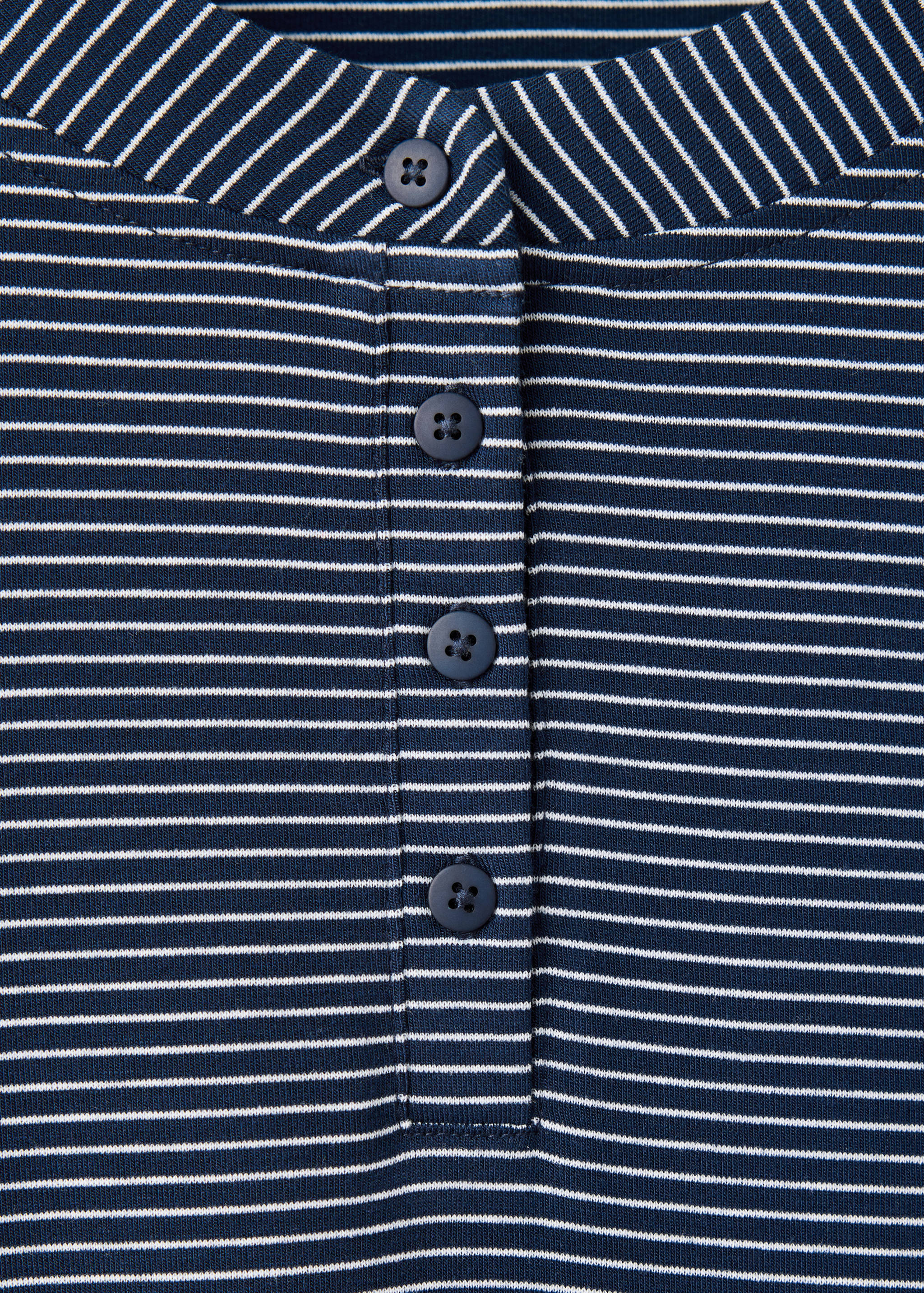 T-shirt de pyjama à rayures avec boutons - Détail de l'article 8