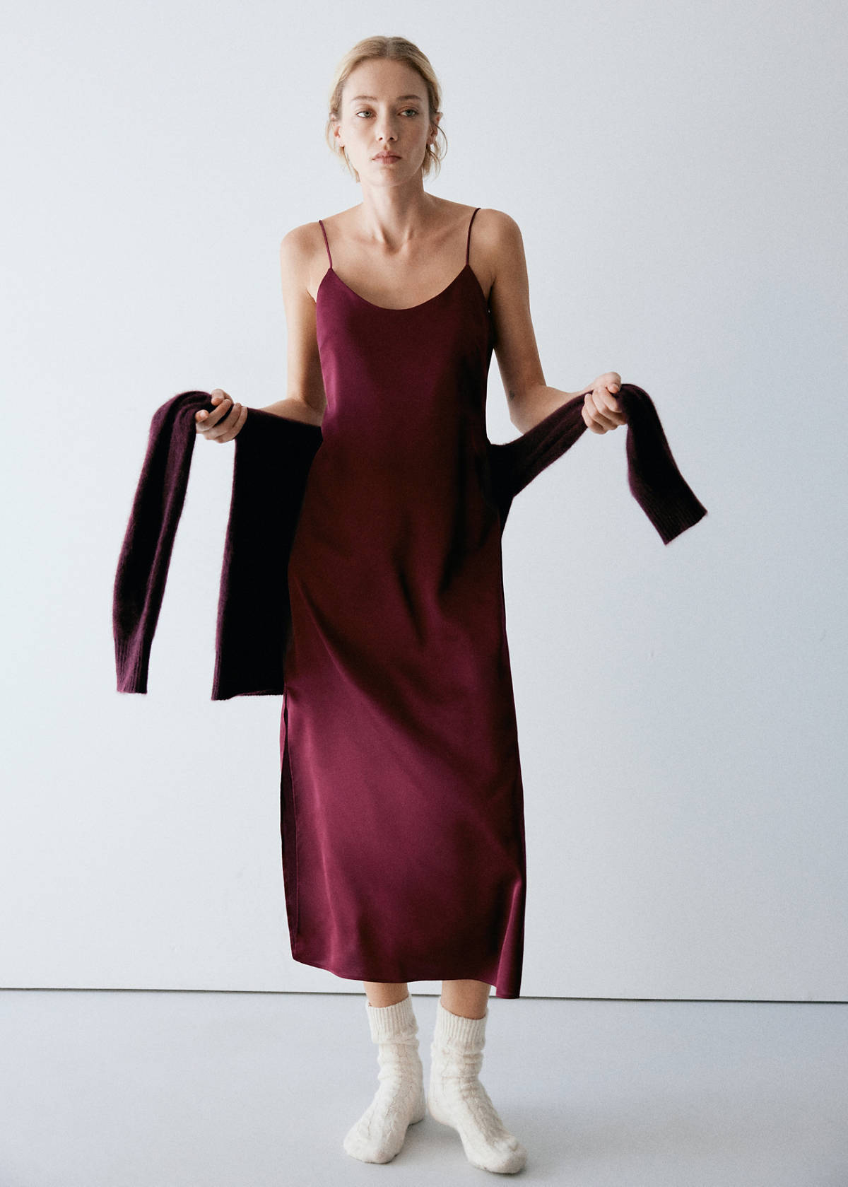 Strappy nightdress — Red