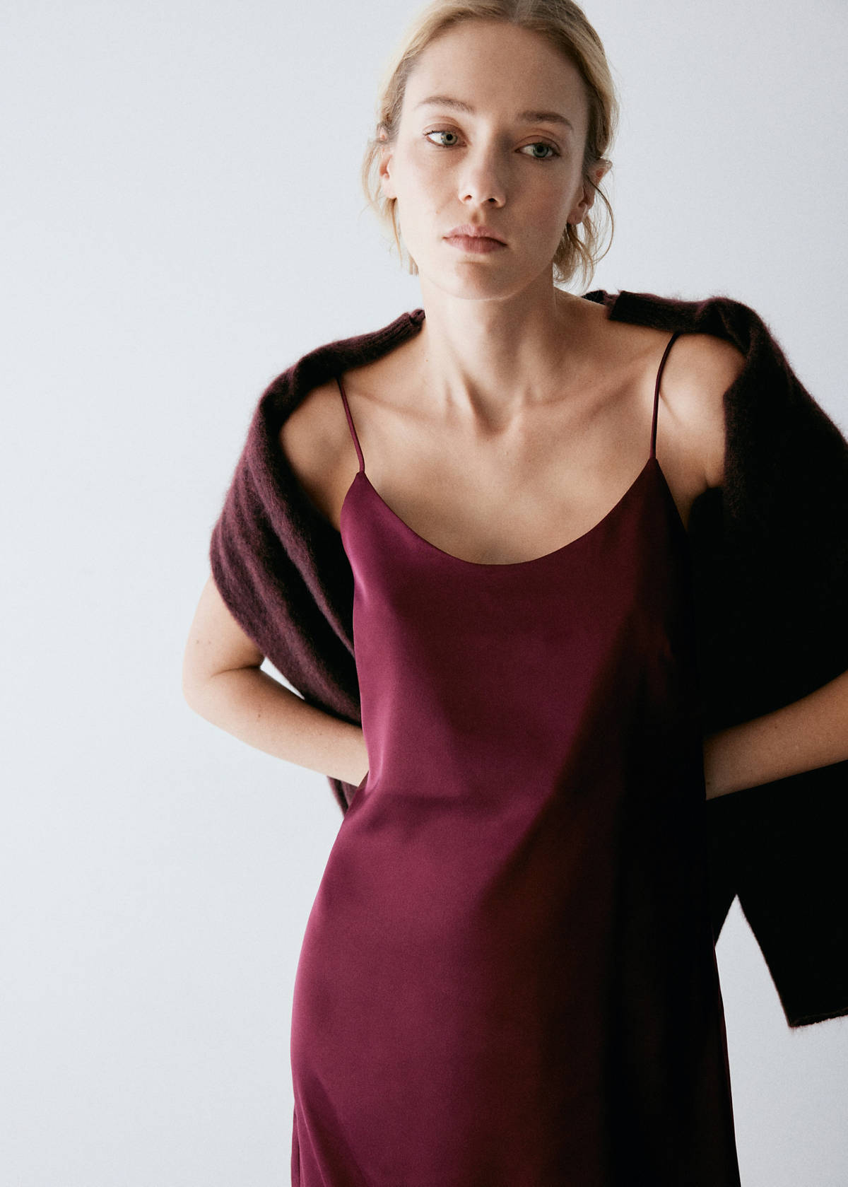 Strappy nightdress — Red