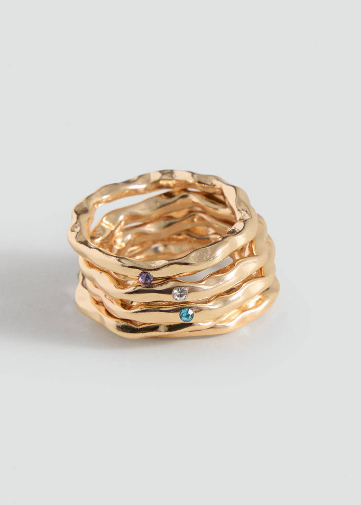 Mixed bracelet set — Gold