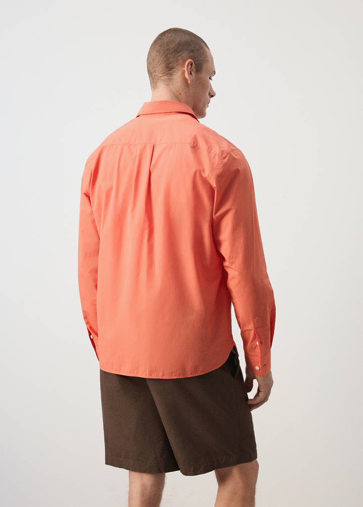 Relaxed fit shirt 100% cotton — Pastel Yellow