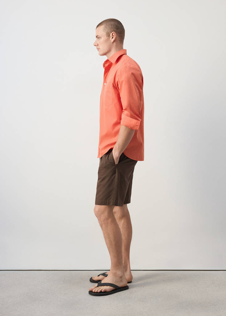 Relaxed fit shirt 100% cotton — Pastel Yellow